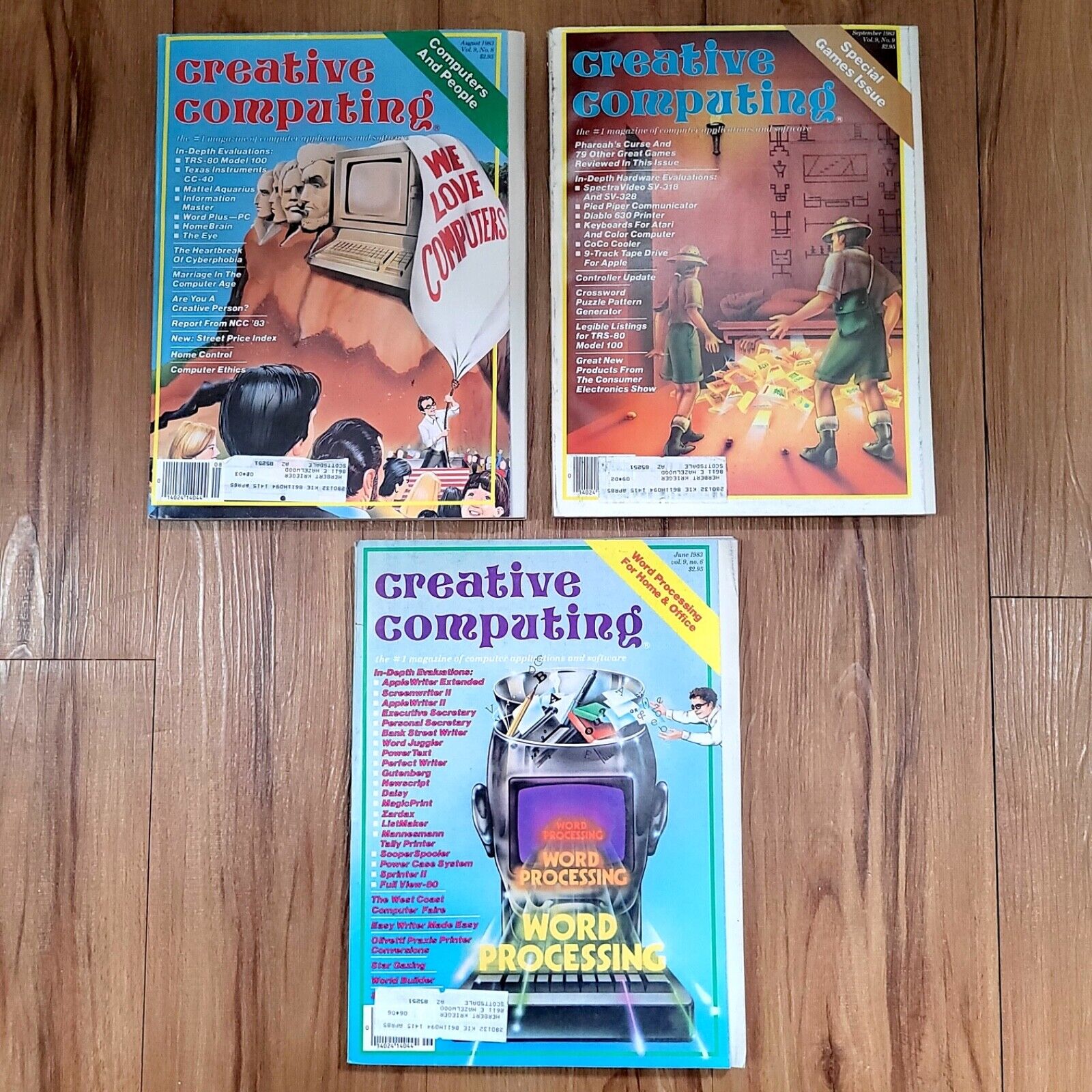 🔥 Vintage Creative Computing 1983 Magazine Lot of 3