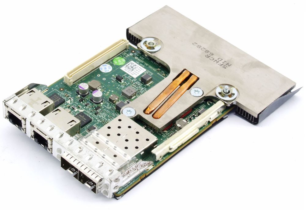 Dell 0165T0 Quad Port 10G SFP+ Gigabit Ethernet LAN Network Daughter Card Board