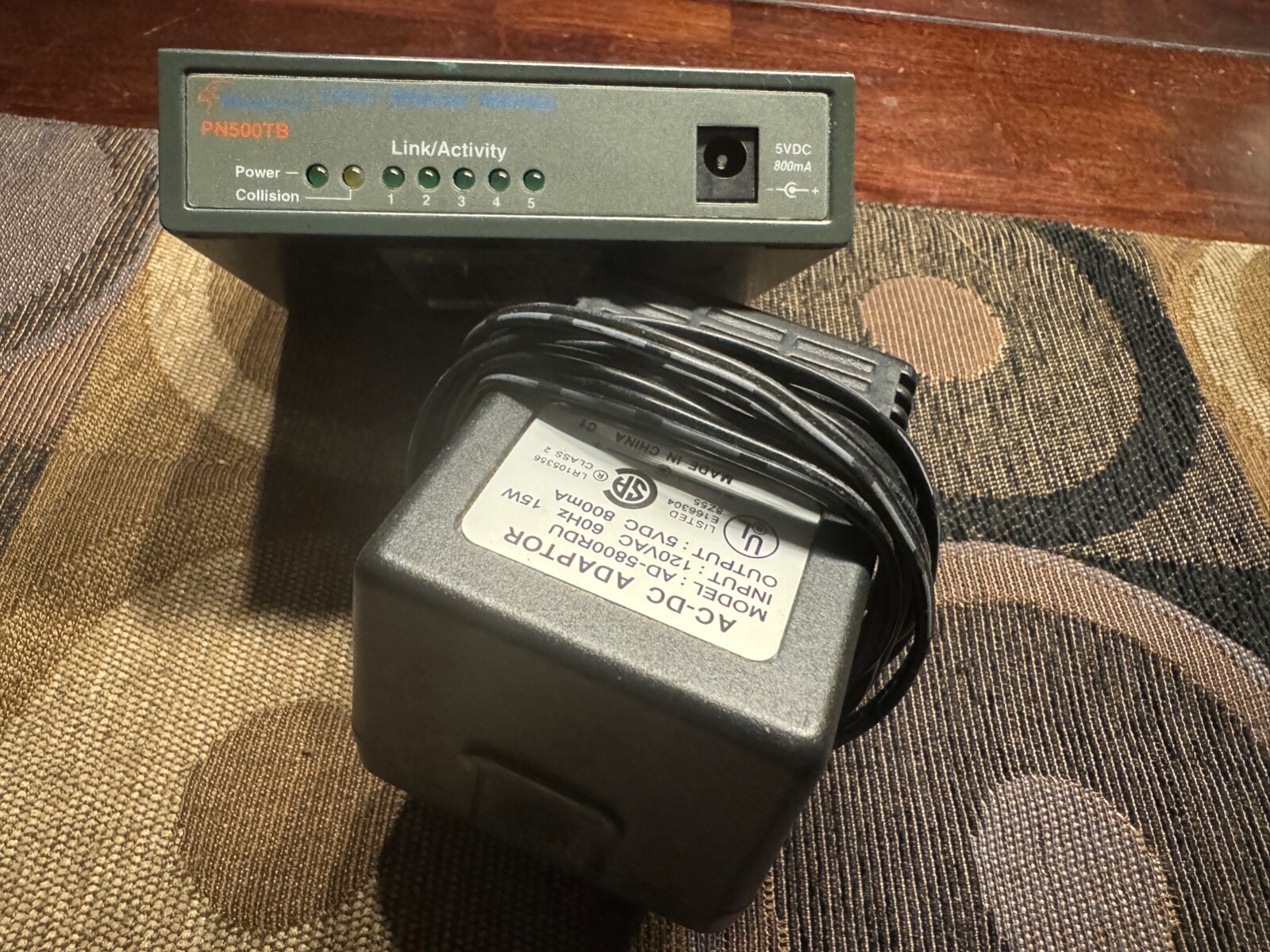 Hawking PN500TB 5-Port Ethernet MiniHub W/AC Adaptor - GUC...