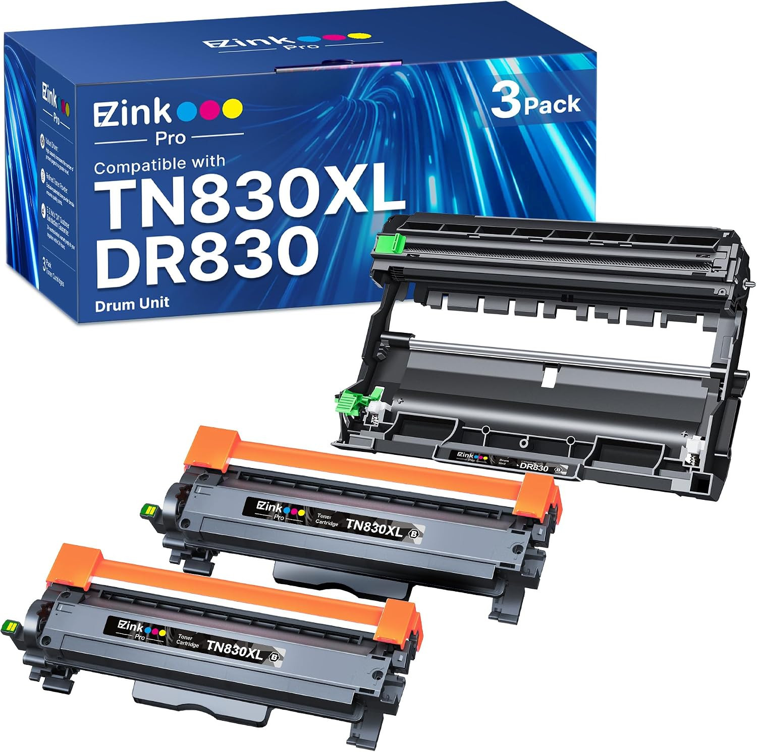 TN830 Toner DR830 Drum Compatible for HL-L2405W L2400D Printer
