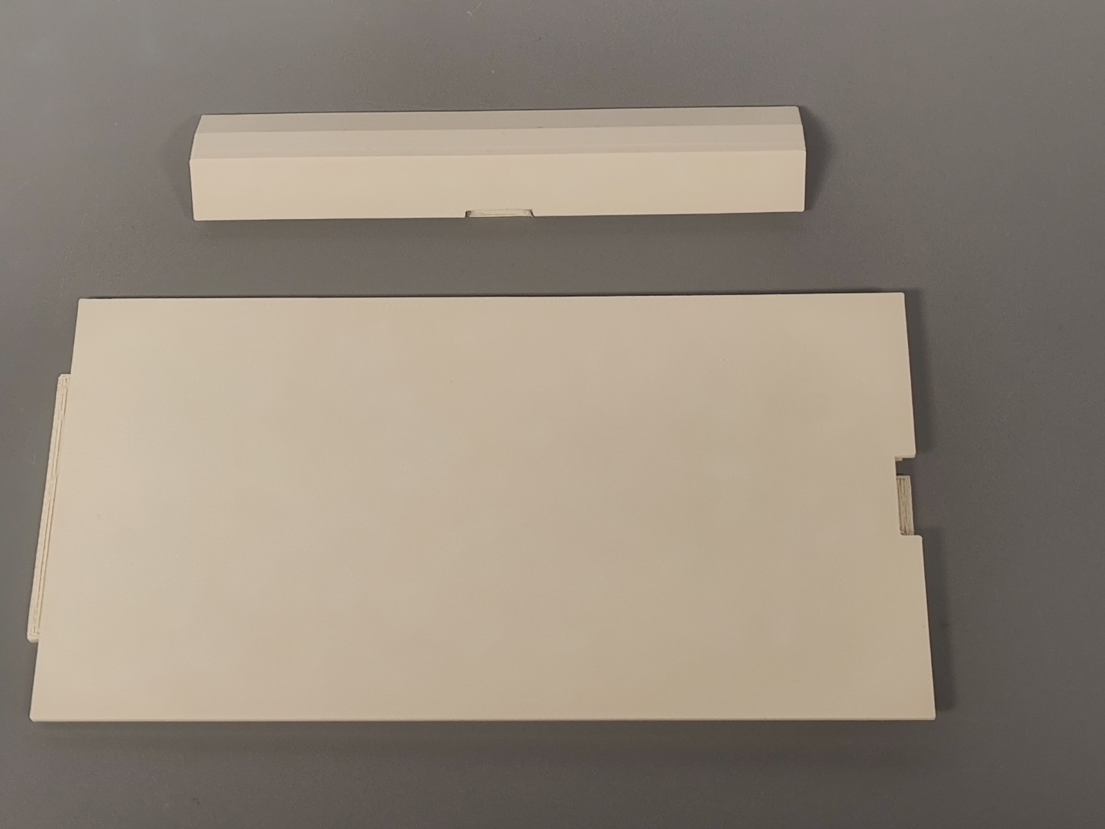 Commodore Amiga 500 Side Cover And  Trapdoor , 3D Printed In Jesse PLA Beige 500