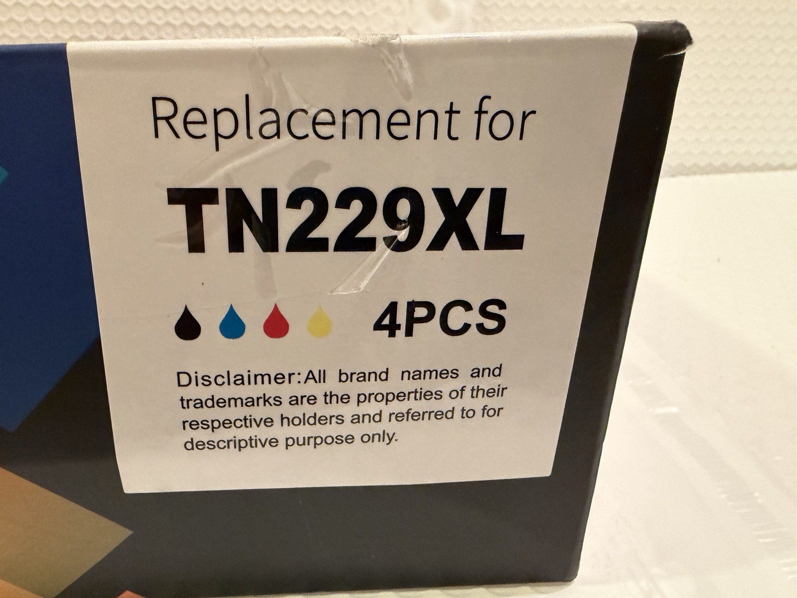 4 Pack TN229XL Toner High Yield For Brother MFC-L3780cdw HL-L3280cdw L3220cdw