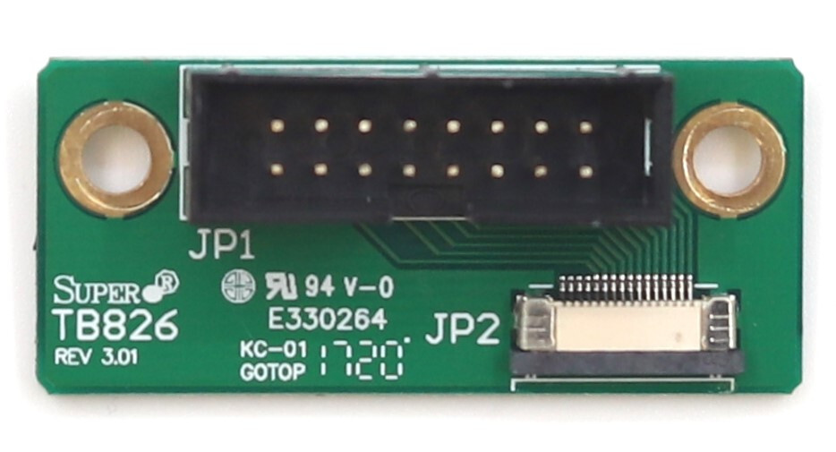 SuperMicro Server Control Panel Adapter Board P/N: TB826 Tested Working