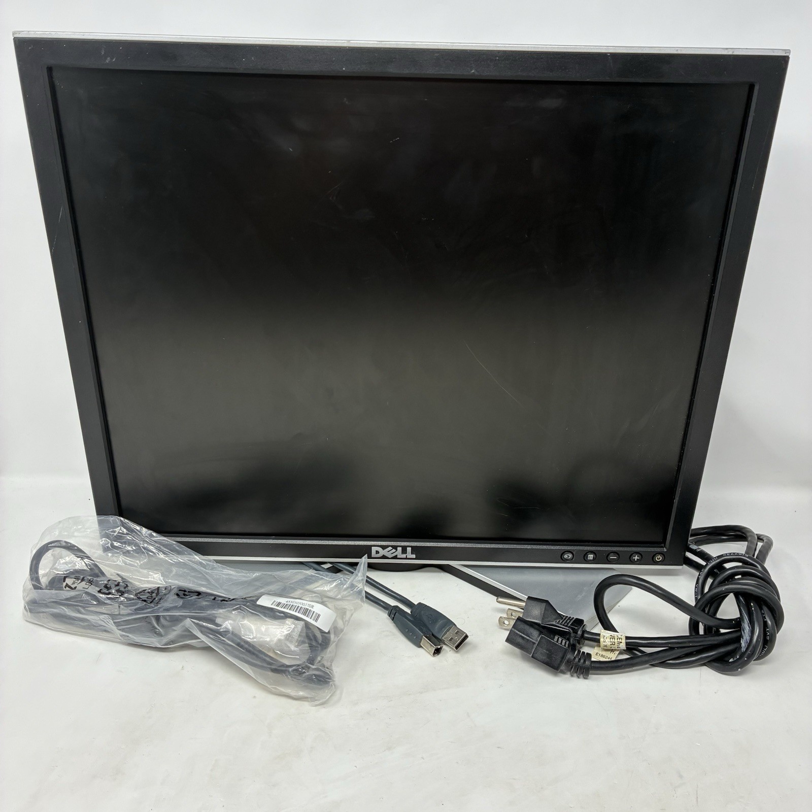 Dell 1907FPc UltraSharp 19" LCD Monitor 4-Port USB Hub w/ Power, DVI, USB Cables