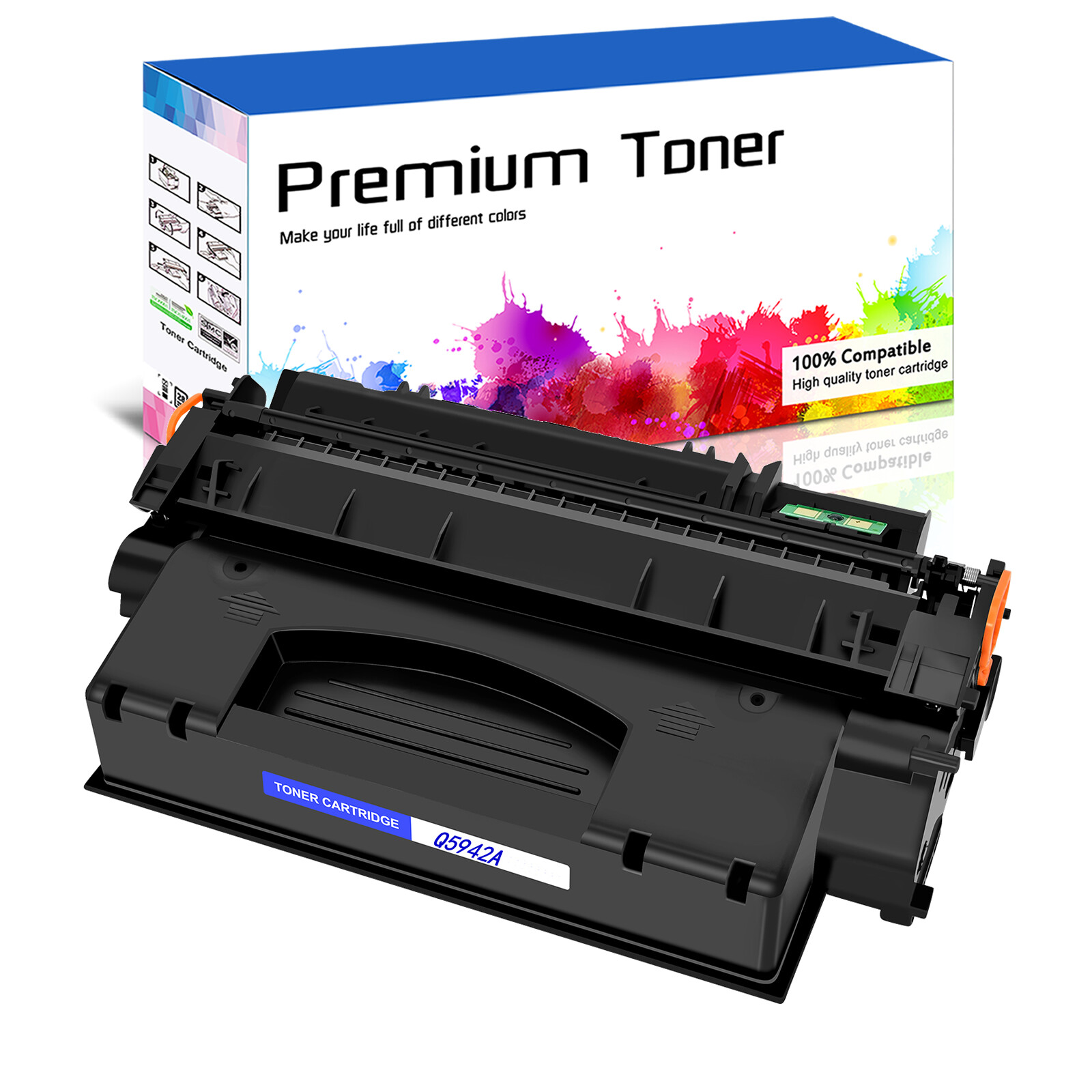 1 PACK Black Q5942A 42A Toner Cartridge For HP LaserJet 4240 4240n 4250 4250dtn