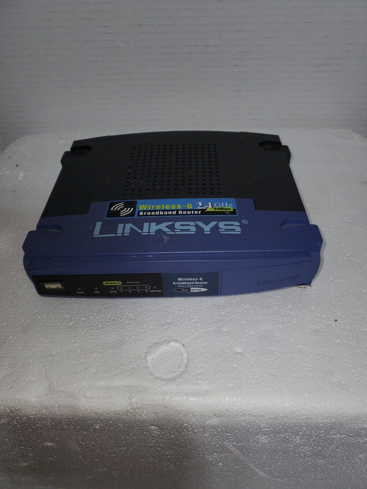 Linksys WRT54GS Ver 6 Wireless G 2.4 GHz Broadband Router  4-Port 54 Mbps Cisco