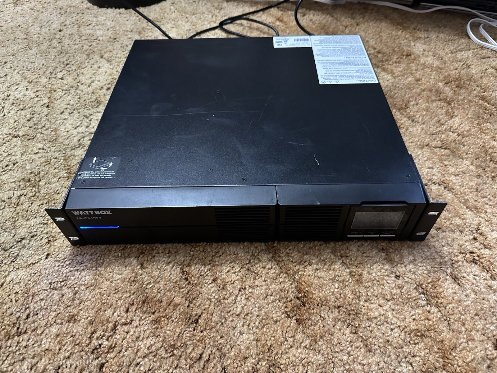 WattBox WB-UPS-1100-8 UPS 1100VA Pure Sinewave (8 Outlets) No Batteries*