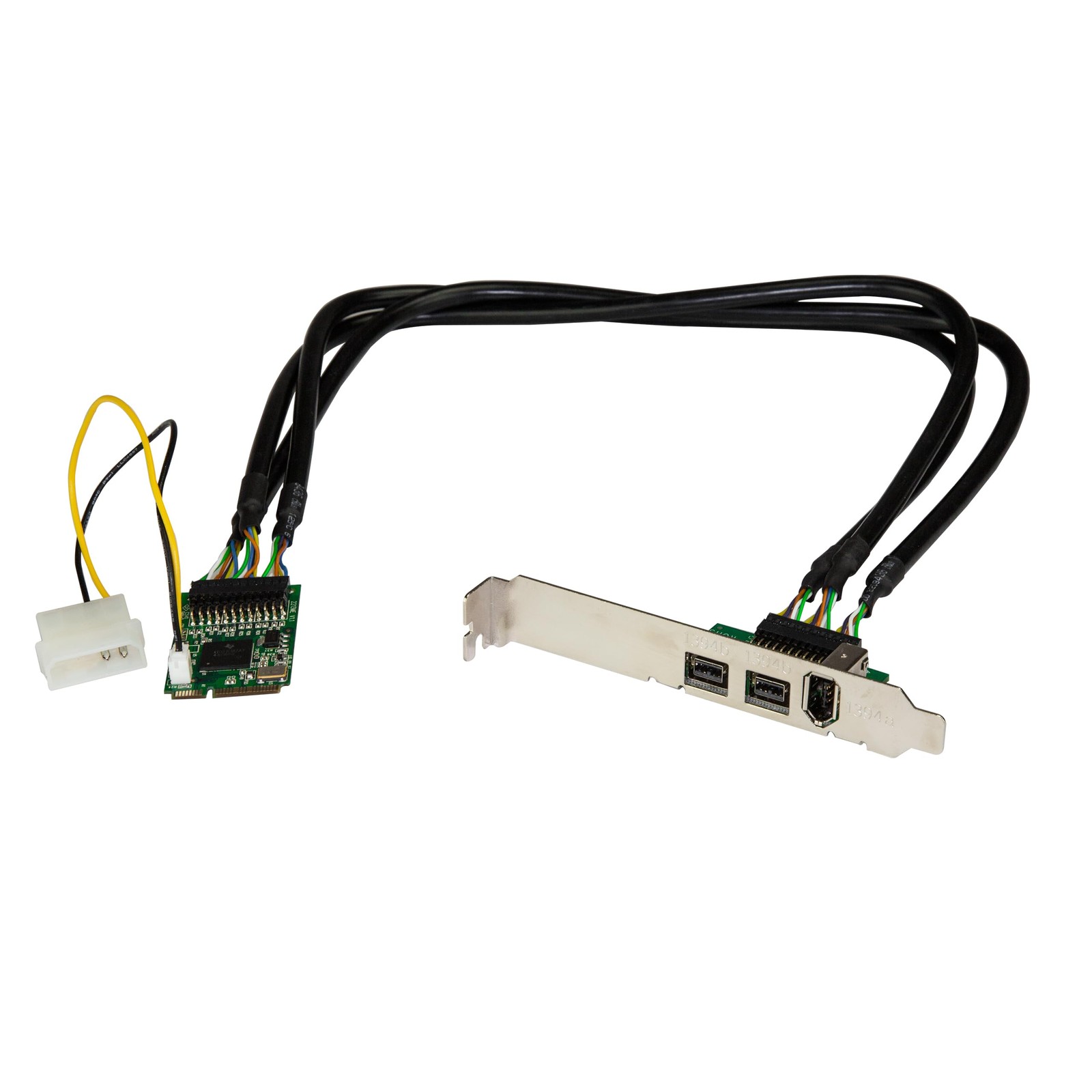 3 Port 2b 1a 1394 Mini PCI Express FireWire Card Adapter - FireWire adapter