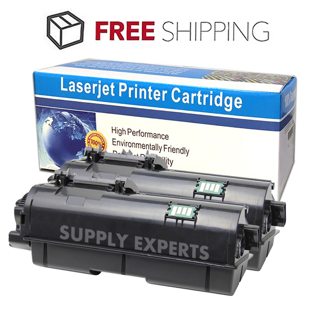 2PK TK-1162 Black Laser Compatible Toner for Kyocera Mita ECOSYS P2040dn P2040dw