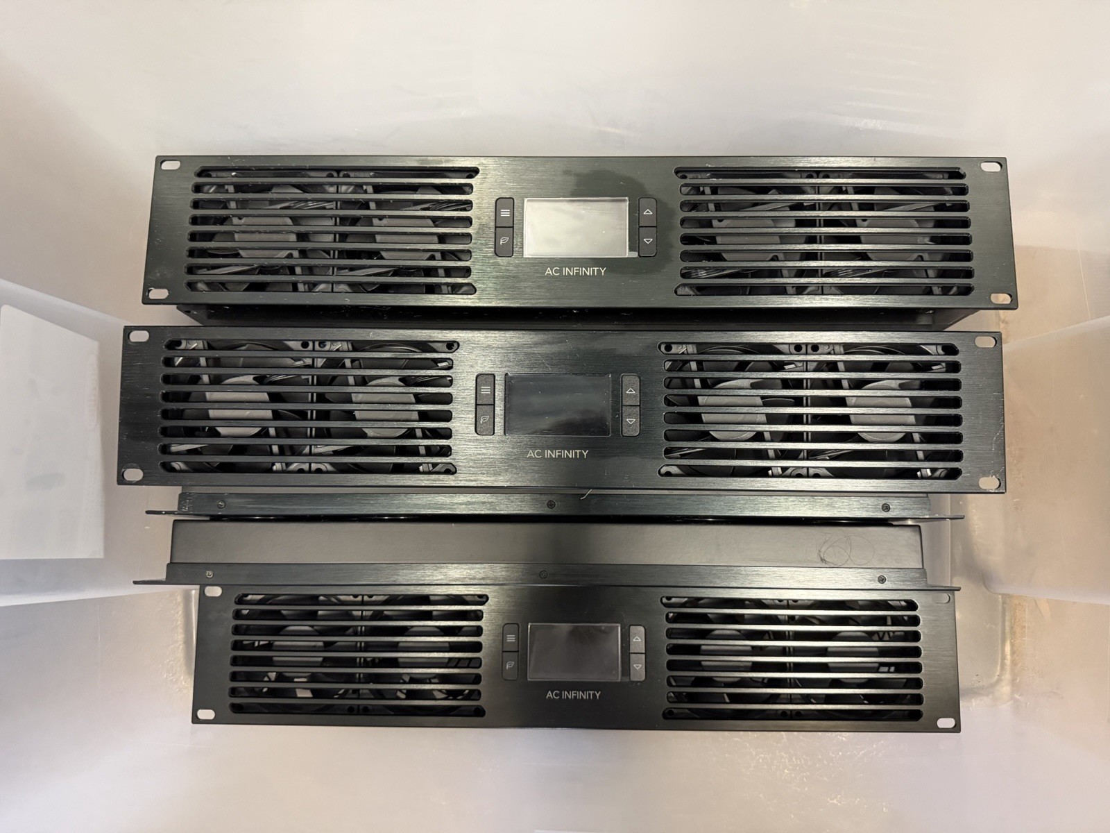 AC Infinity CLOUDPLATE T7 Rackmount Cooling Fan System (Lot Of 5)