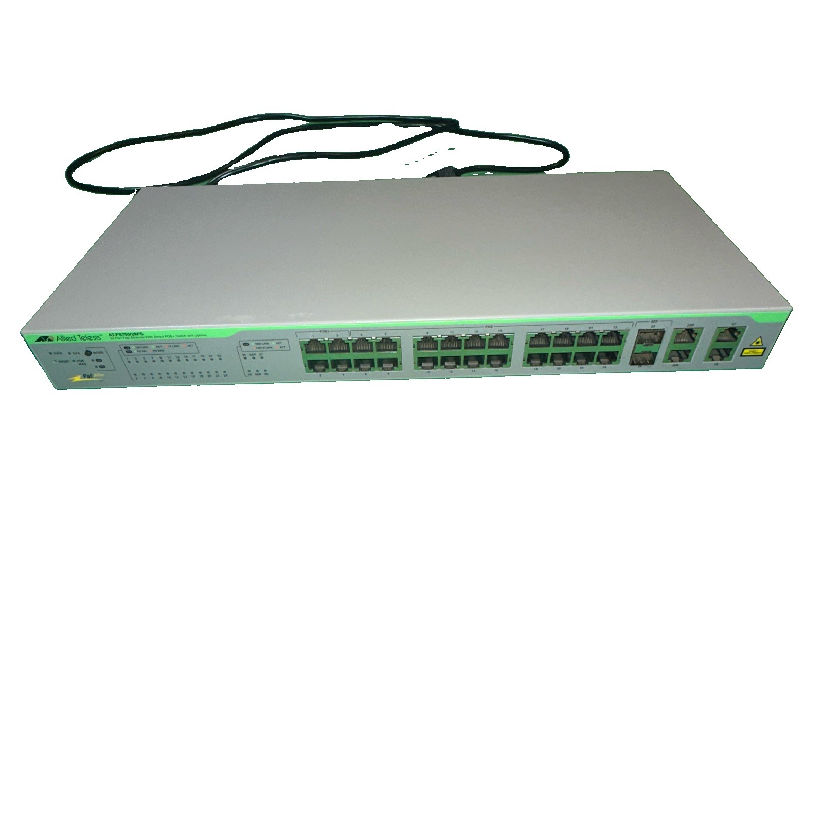 Allied Telesis AT-FS750/28PS 24-Port Fast Ethernet PoE+ Switch