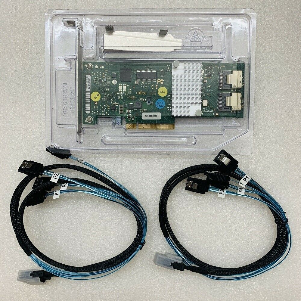 Fujitsu 9211-8i 6G HBA LSI FW:P20 IT Mode ZFS FreeNAS unRAID+2* SFF-8087 SATA
