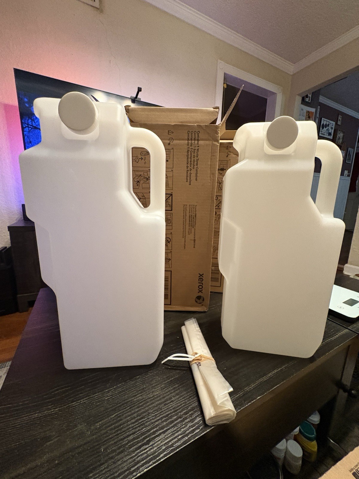(2) Waste Toner Container Xerox