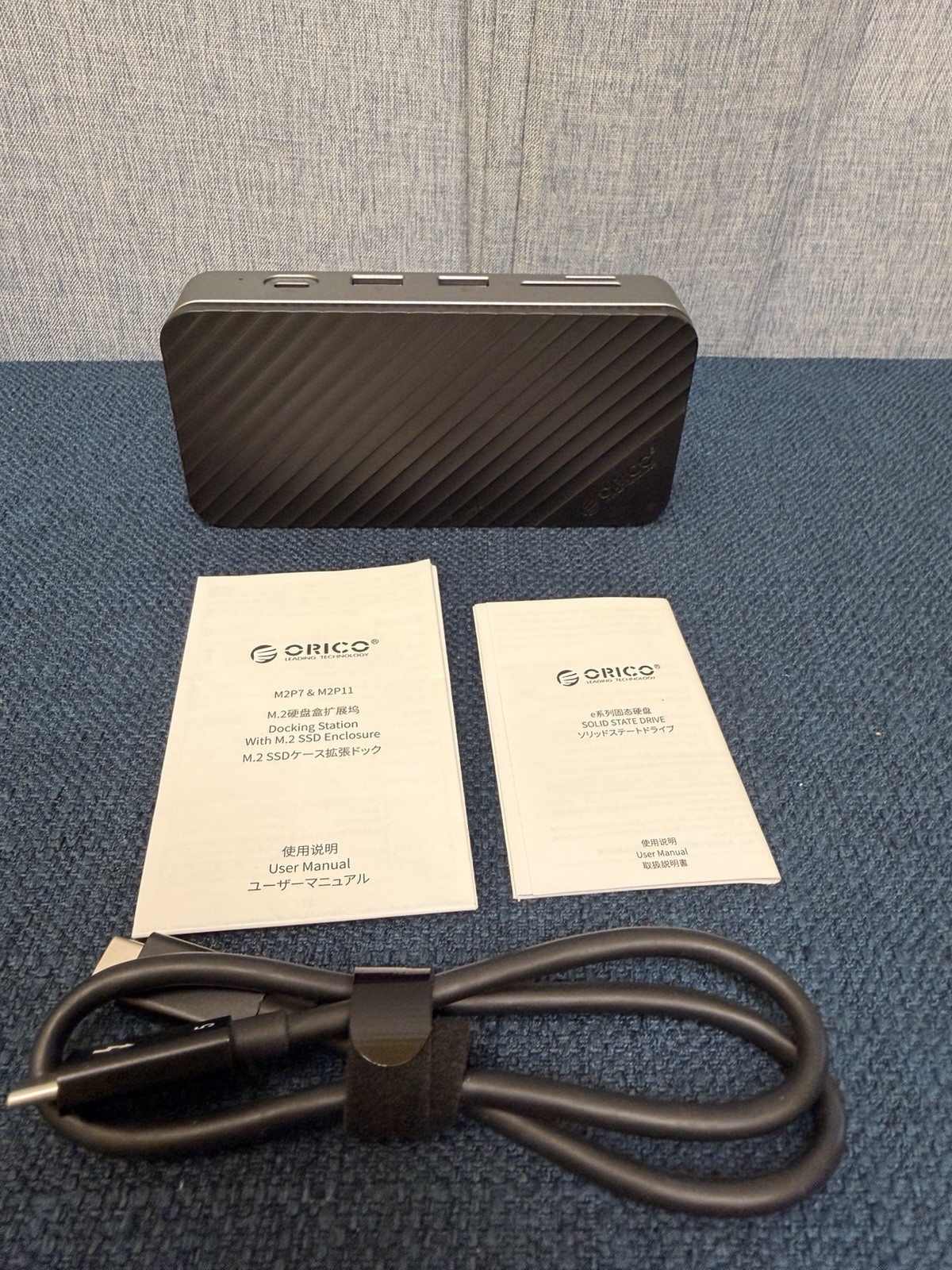 orico NVME docking station M.2 SSD + e7400 4tb
