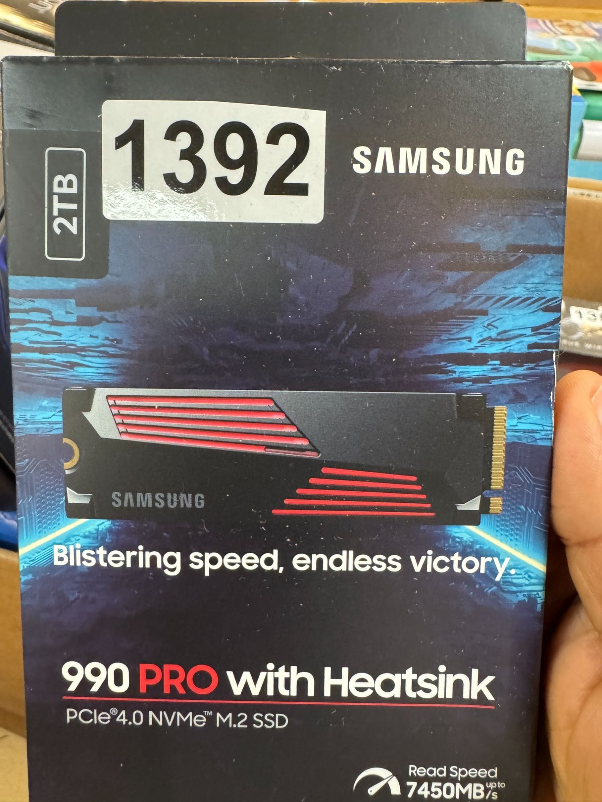 Samsung 990 Pro 2TB PCIe 4.0 NVMe M.2 SSD With Heatsink High-Speed Storage