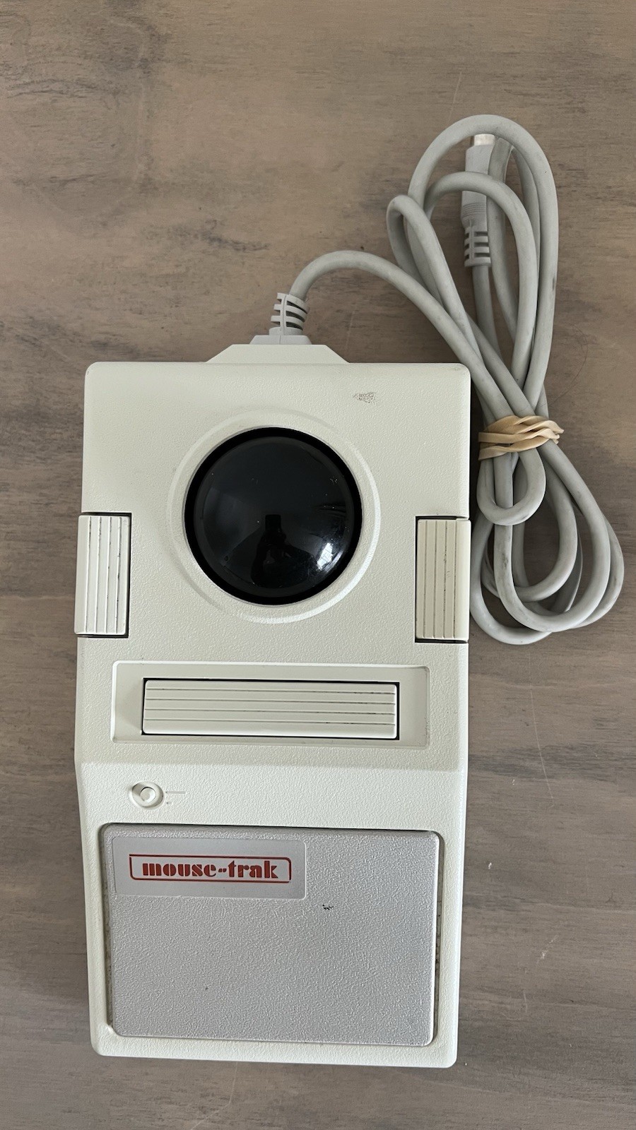 Vintage Mouse-Trak B-SRS6K Serial RS-232 Trackball Gray Made USA Wired Retro PC