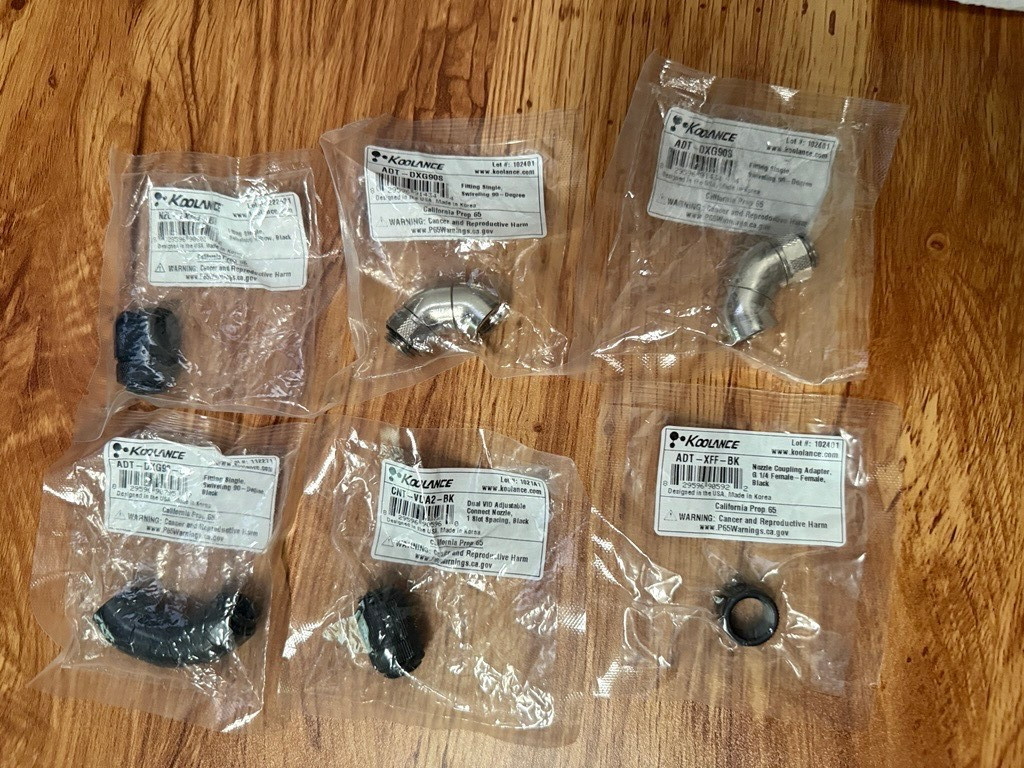 Assorted Koolance Fittings