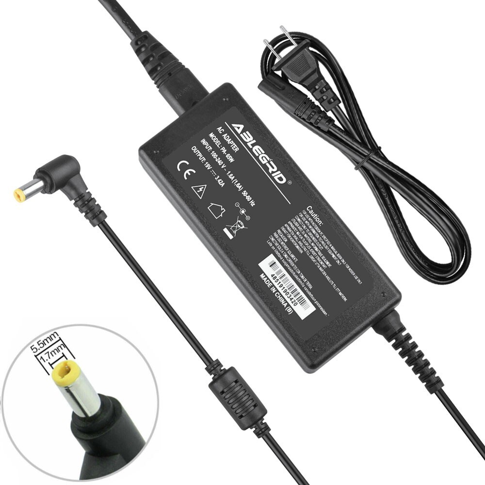 AC Adapter Charger For Acer G257HU G276HL G277HL GN246HL LED Monitor Power Cord