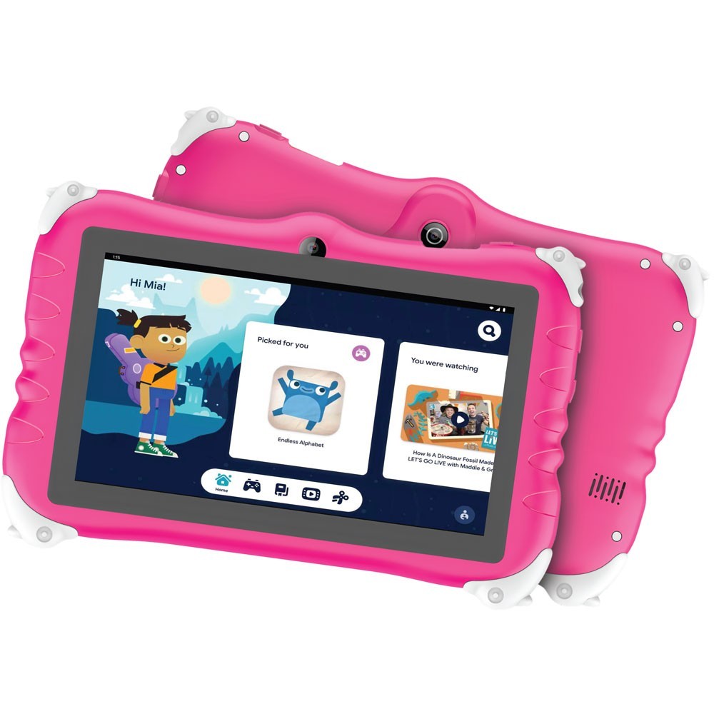 SuperSonic 7" Kids Android 13 Tablet 32GB Storage 4GB RAM (Pink)