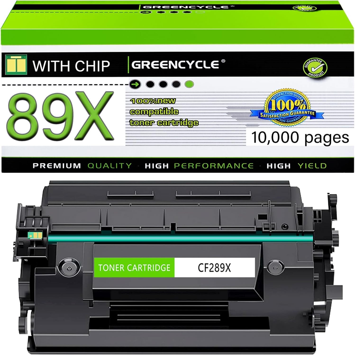1-6P CF289X 89X New Chip Toner For HP LaserJet M507n M507dn flow MFP M528z M528c