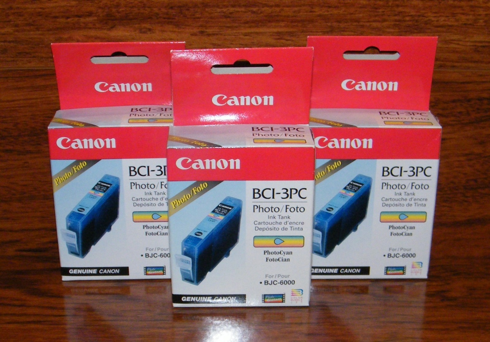 LOT OF 3 Genuine Canon (BCI-3PC) Photo Cyan Ink Cartridge (F47-2211-400) **NEW**