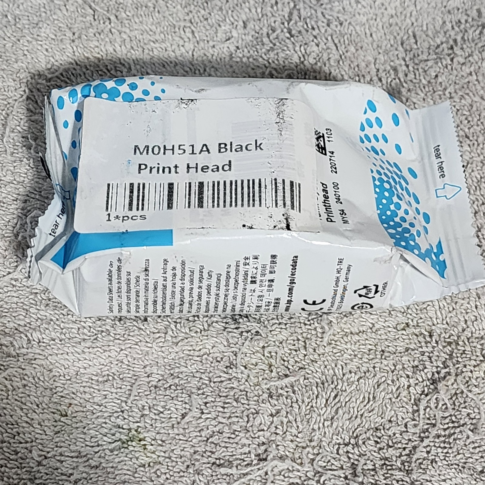 HP M0H51A Tank System Print Head Cartridge Black Genuine New Sealed 2024