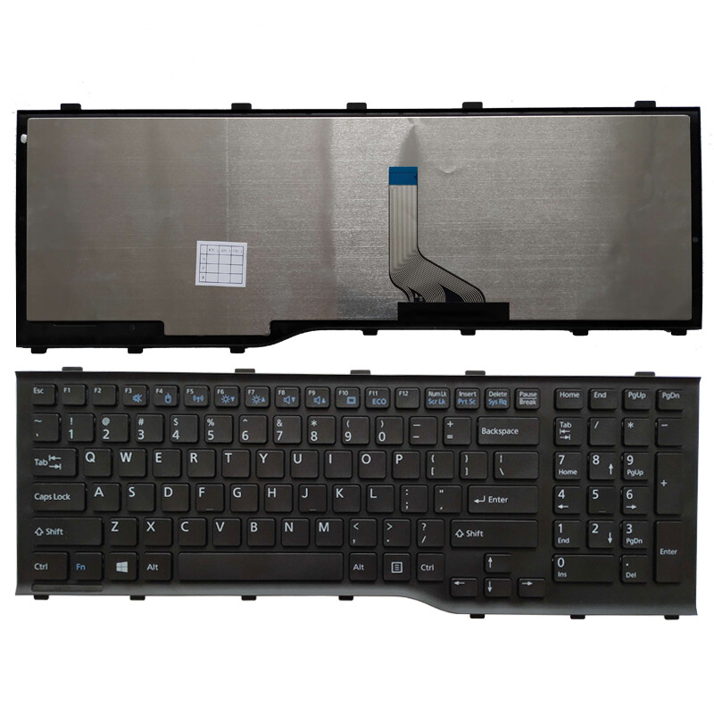 New For Fujitsu Lifebook AH532 A532 N532 NH532 Series US Keyboard Black