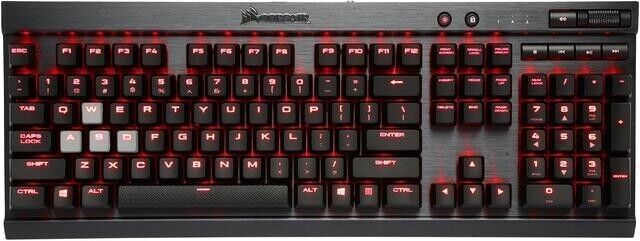 Corsair K70 LUX Mechanical Gaming Keyboard Cherry MX Red USB Wired Performance