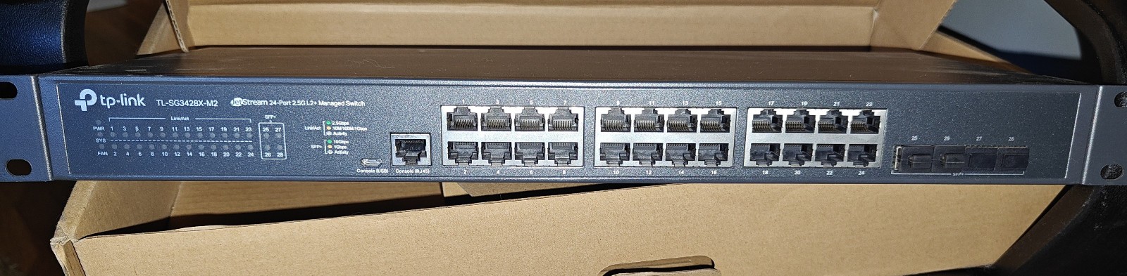 TP-Link TL-SG3428X-M2 - JetStream 24-Port 2.5GBASE-T (TLSG3428XM2)