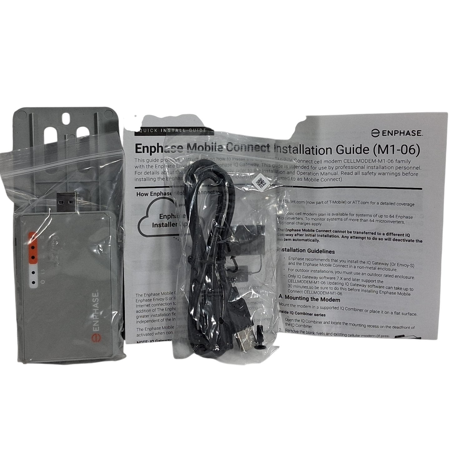 Enphase CELLMODEM‑M1‑06‑SP‑05 — Mobile Connect LTE CAT‑M1 Cellular Modem