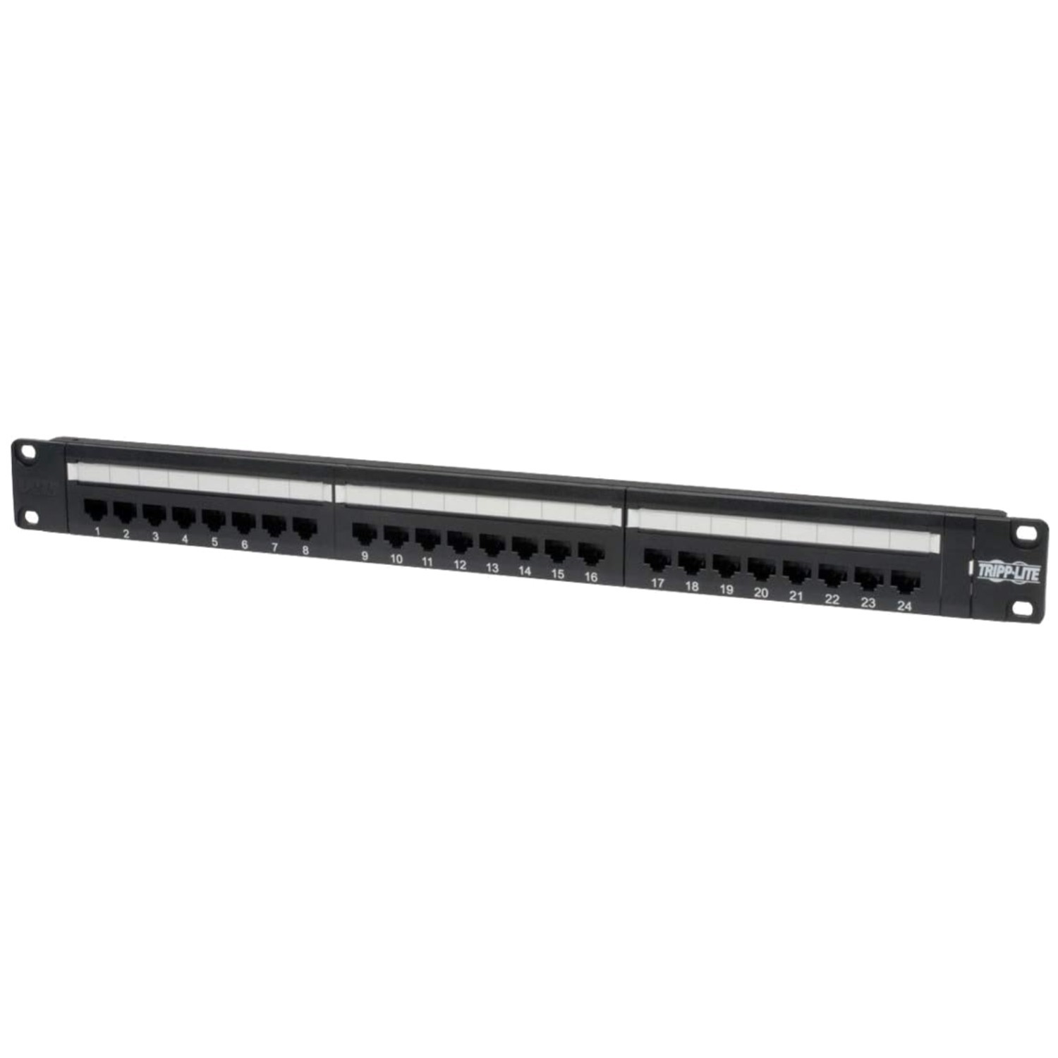 24-Port Cat6 Cat5 Patch Panel Rackmount