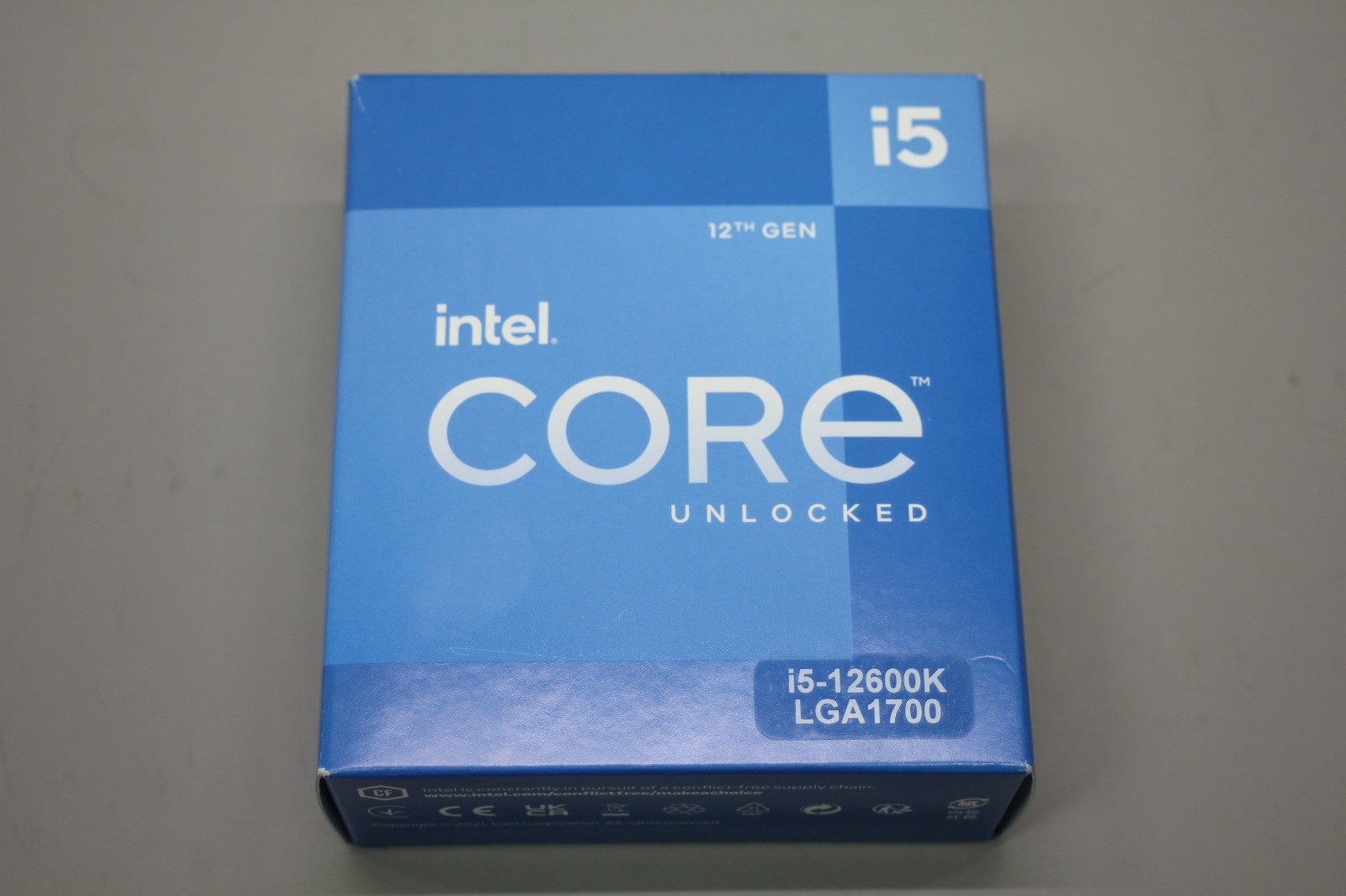 Intel Core i5-12600K Processor (12th Gen) 10-Core 4.9 GHz LGA1700 BX8071512600K