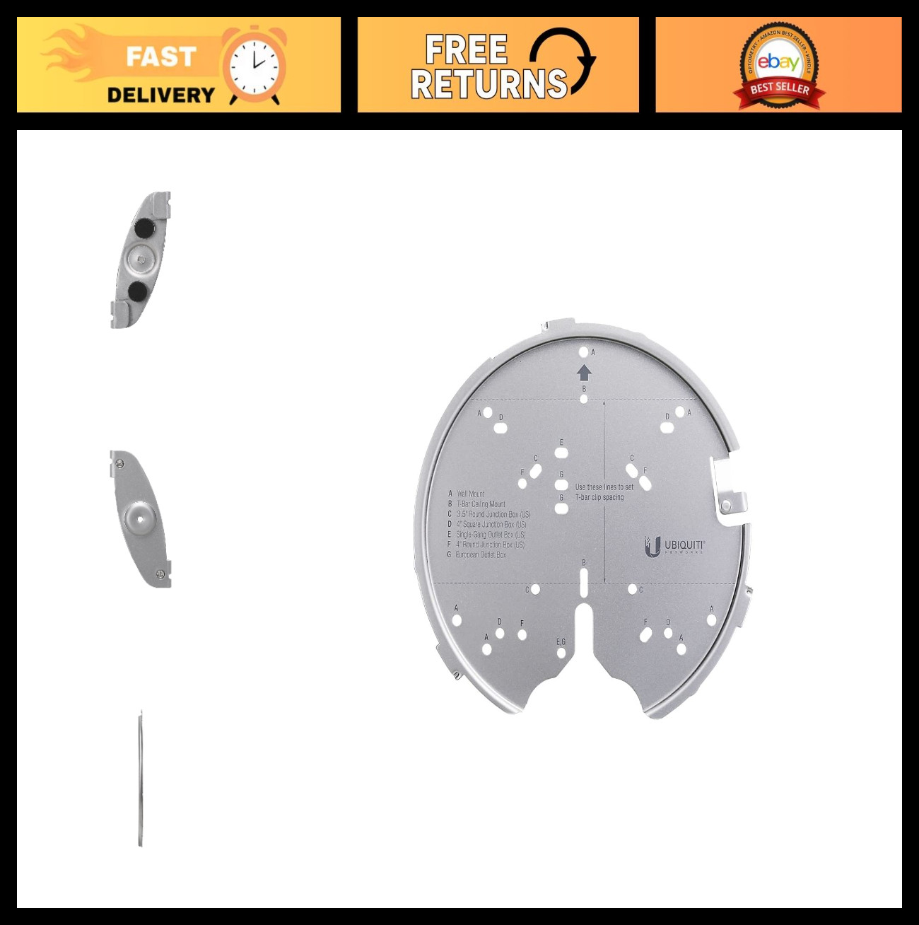 Wireless Access Point Mounting Bracket - Adjustable, Durable, Easy Install