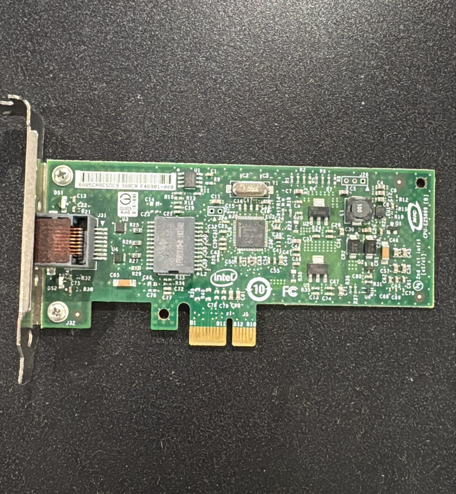 Intel Gigabit CT PCIe Desktop Adapter EXPI9301CTBLK