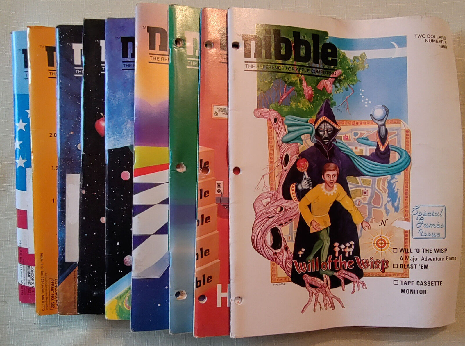 Nibble Vintage Magazines The Reference On Apple Computing  Bundle 1980-81
