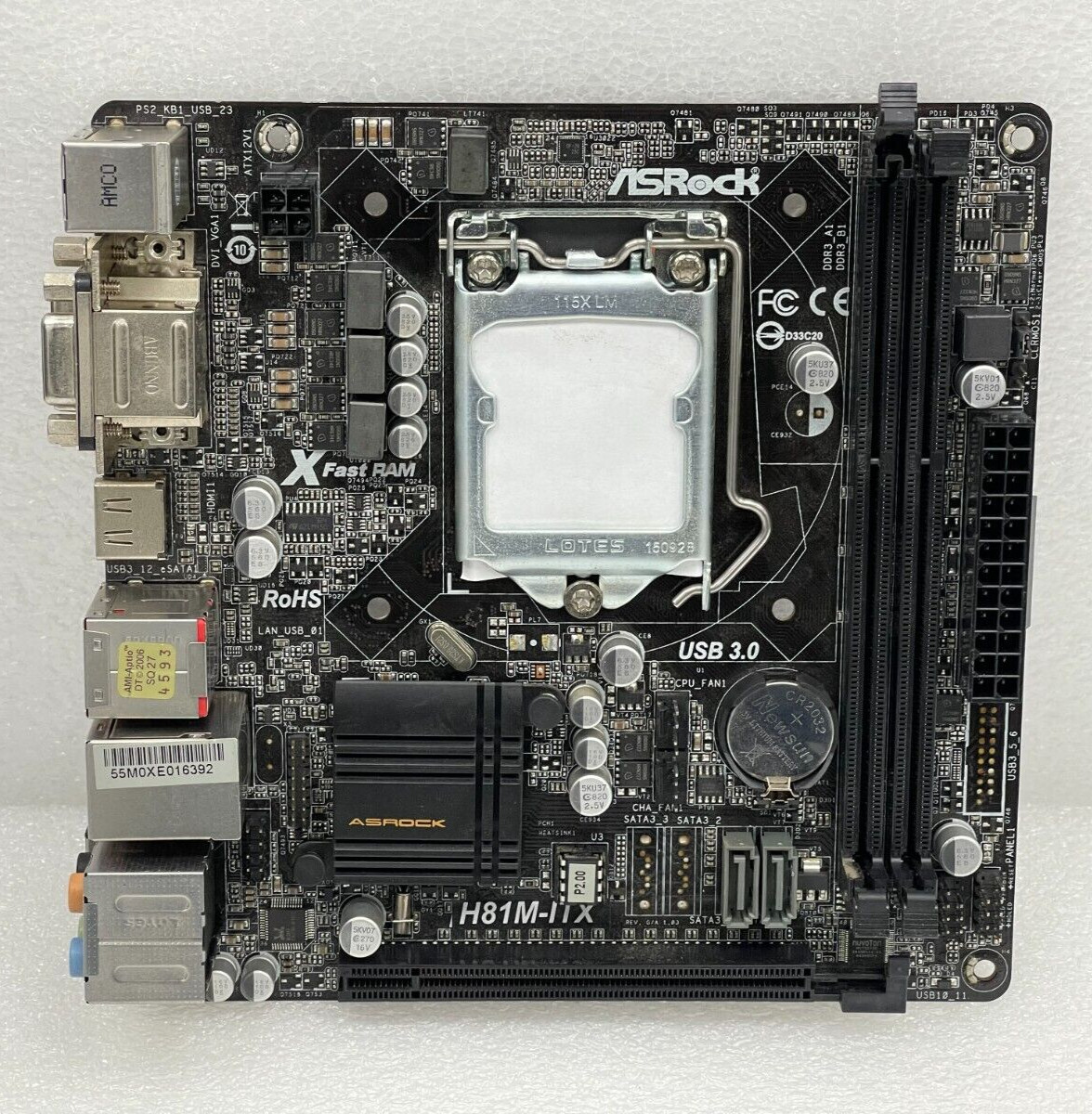 ASRock H81M-ITX Socket LGA1150 DDR3 Micro ITX Motherboard 