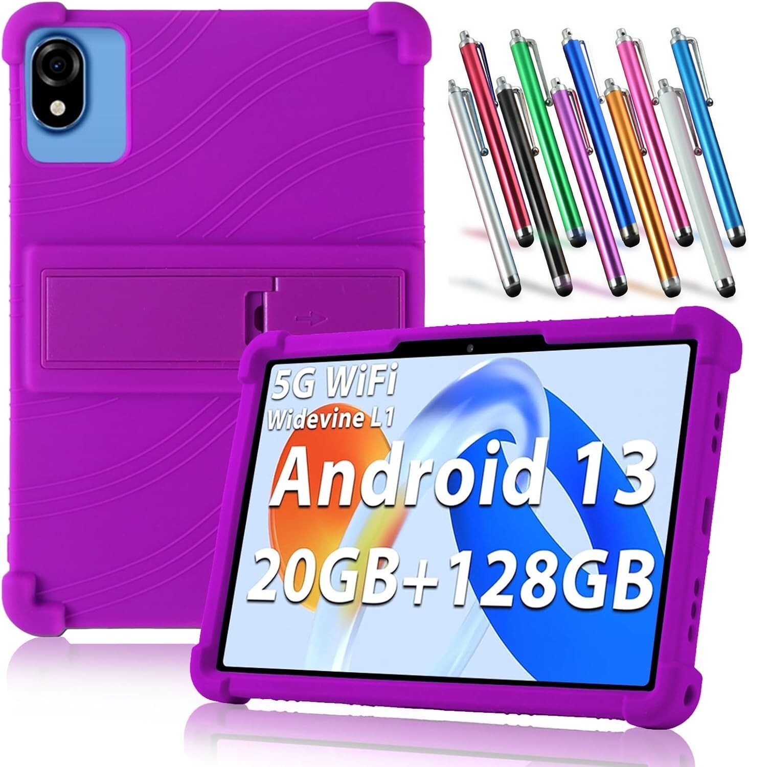 Case for DOOGEE T10 Pro/T10/T10S/U10/U10Pro/U9/T10W 10 Inch Tablet W/ Kickstand