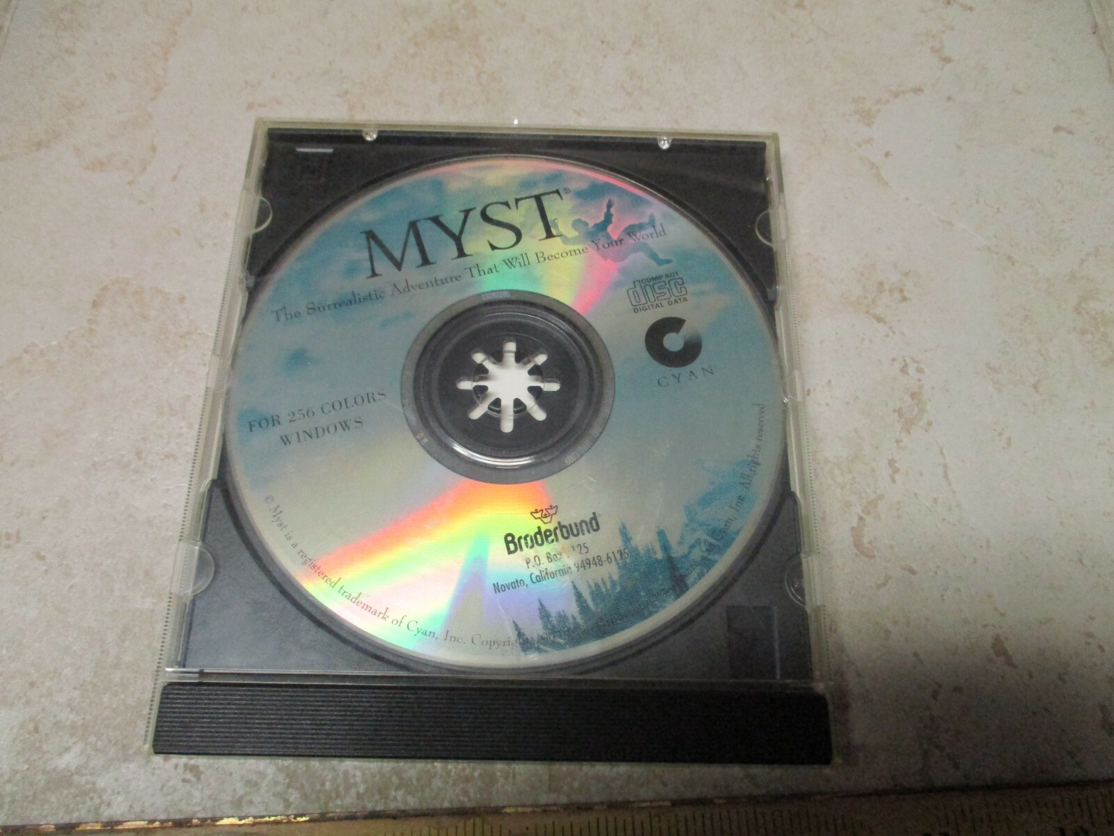 VTG Myst PC Game Windows 95 Cyan CD Broderbund 1993