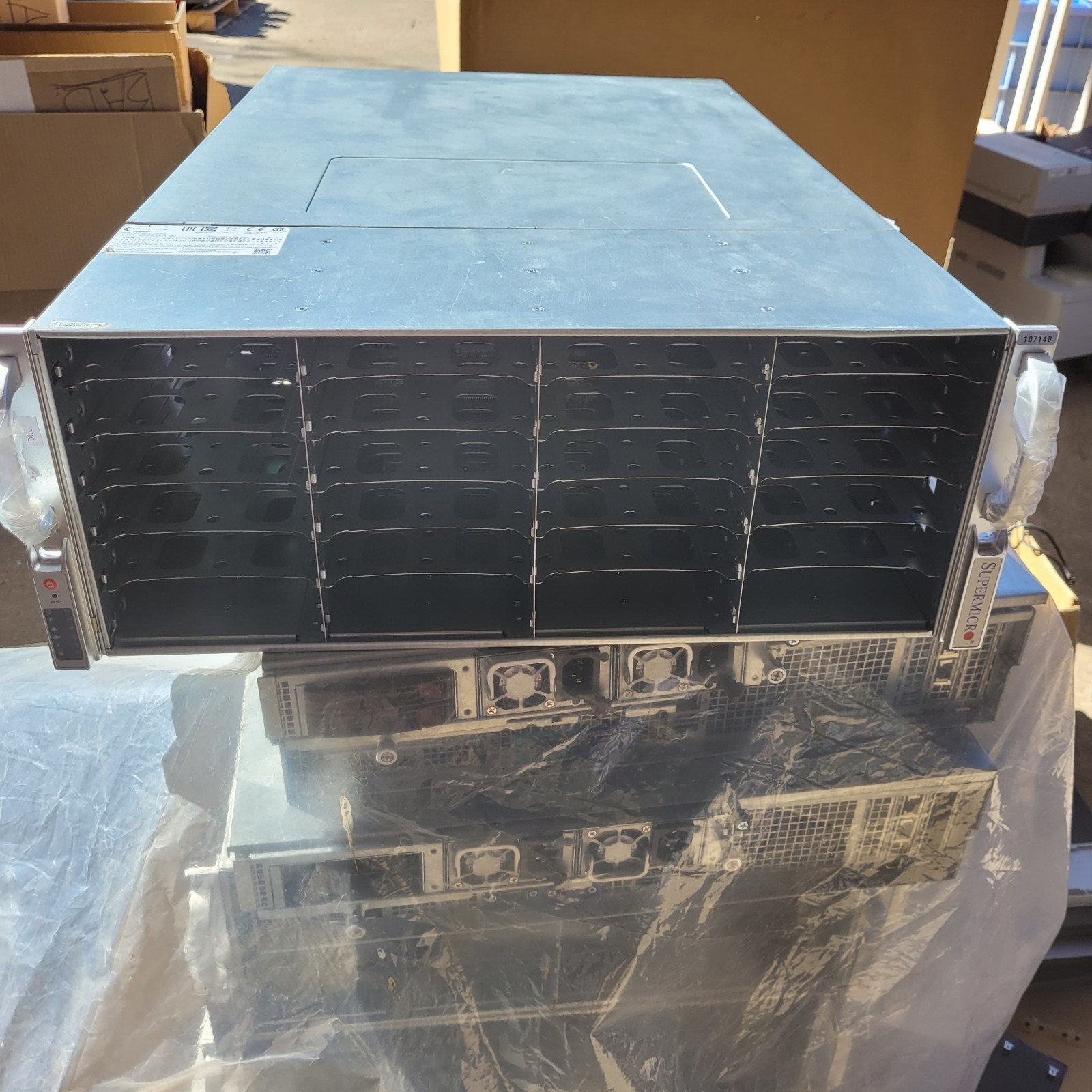 Supermicro CSE-847BE1C4-R1K23LPB 4U Server Chassis 2x1200W 36-Bay SAS3