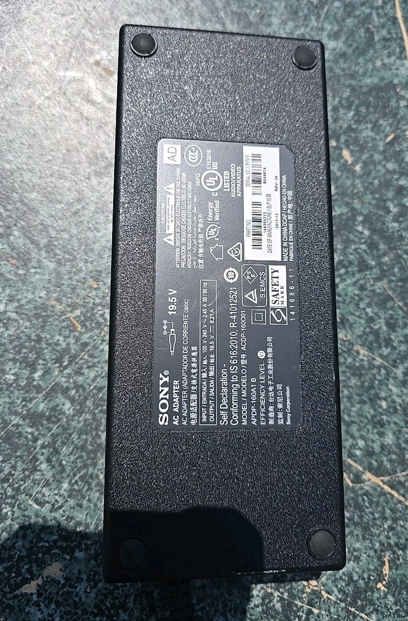 Sony ACDP-160D01 ACDP-160M01 AC Adapter Power Supply Charger PSU