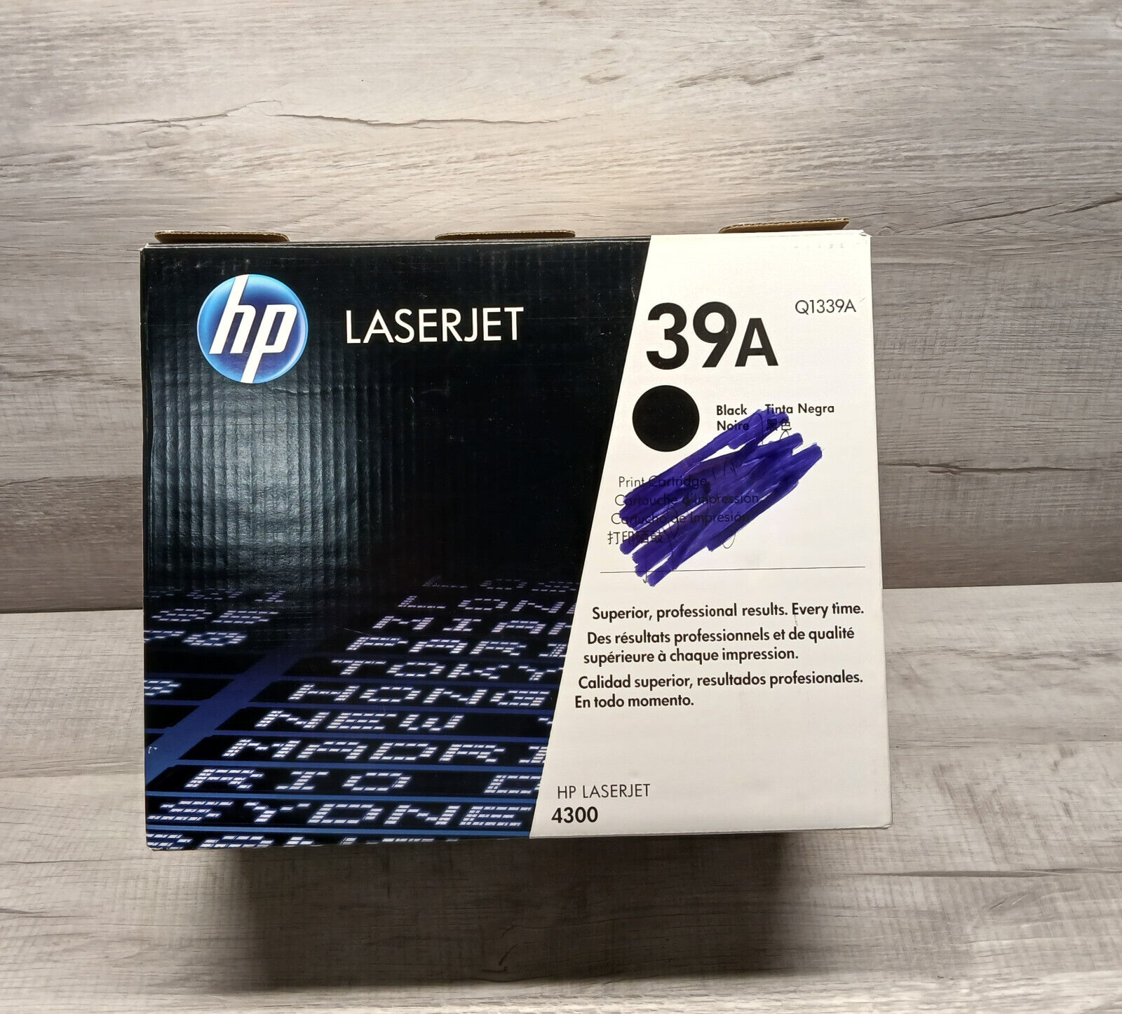 HP LaserJet 39A Q1339A Black Toner Print Cartridge OEM NEW Sealed Pkg - Open Box