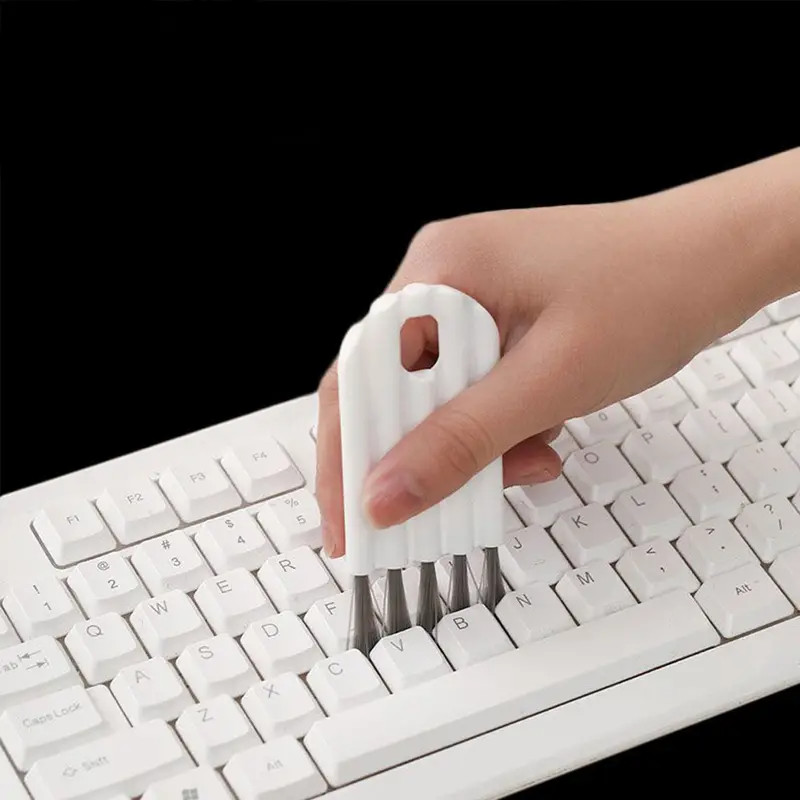 Soft Brush Multi-Function Computer Keyboard Crevice Cleaner - New