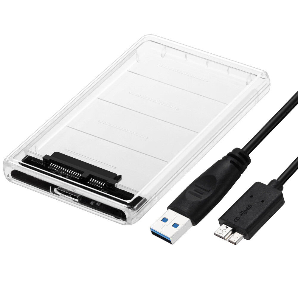 E2E Transparent Clear USB 3.0 2.5\