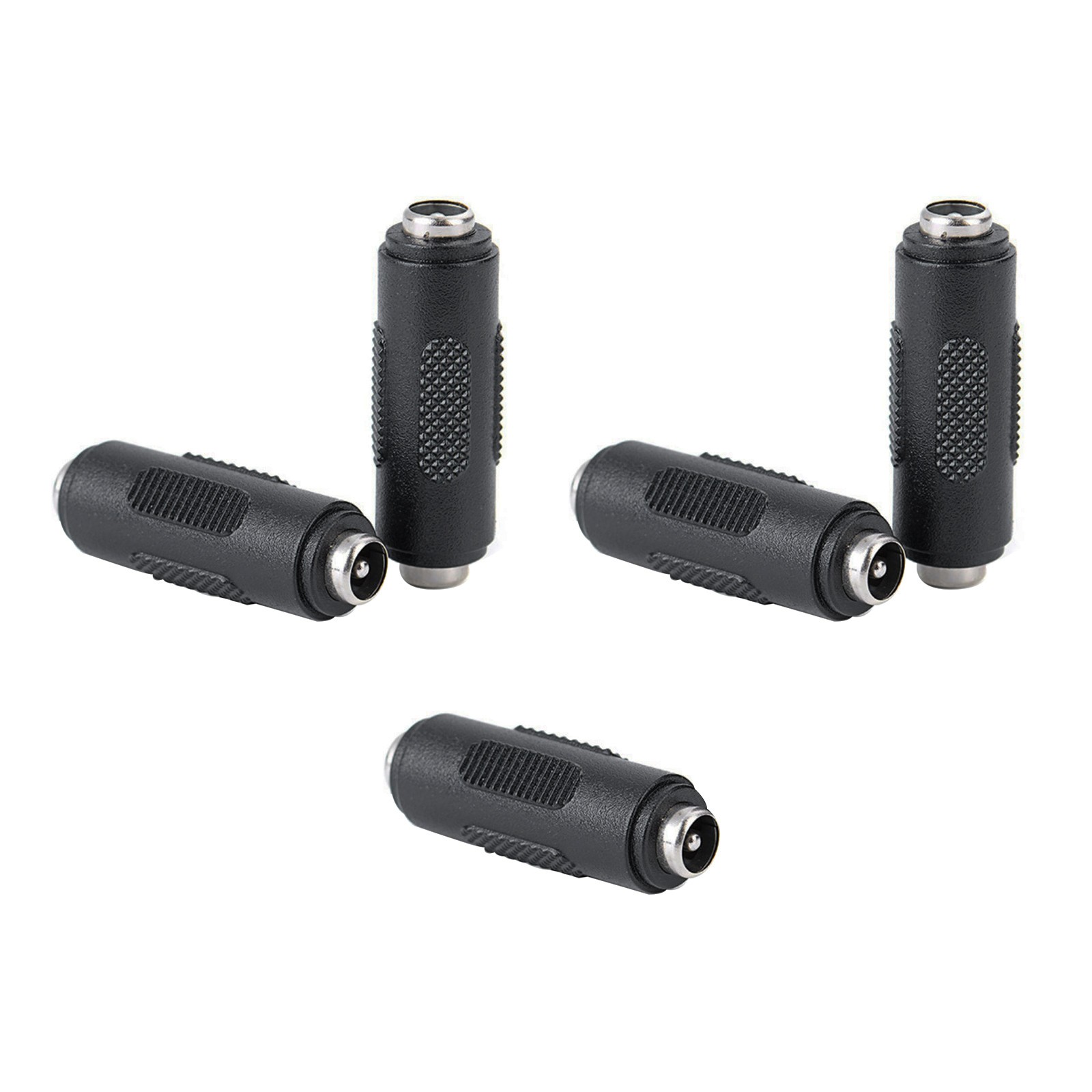 5pcs Safe, Convenient, and Reusable DC Coupler Female to Female Connector Plug