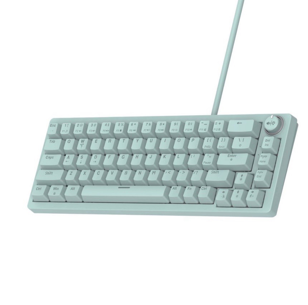 North Base Computer Keyboard - Blue:Compact Mechanical USB-A  Blue