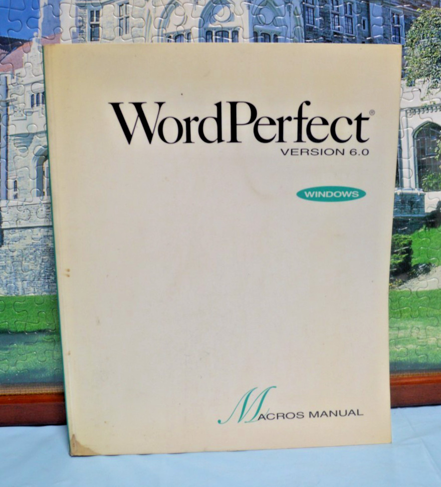 WordPerfect Version 6.0 Windows 
