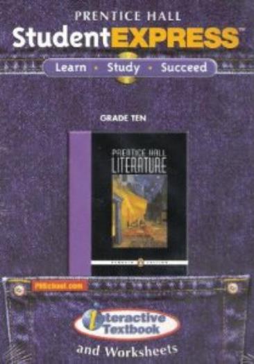 Prentice Hall Literature: StudentExpress Grade 10 PC MAC CD textbook quizzes +