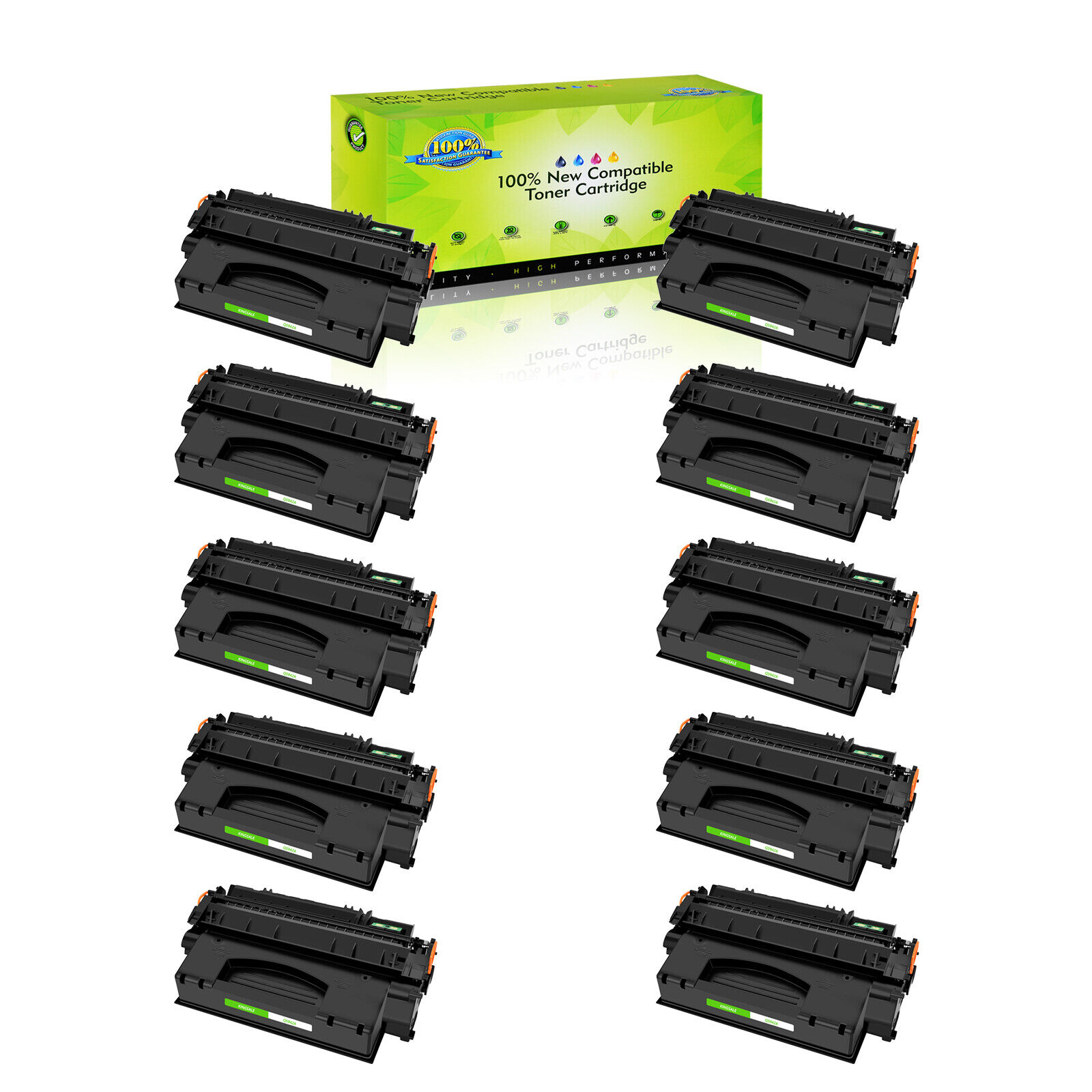 10 PK Q5942A 42A Black Toner Cartridge For HP LaserJet 4350tn 4350Dtnsl 4250n