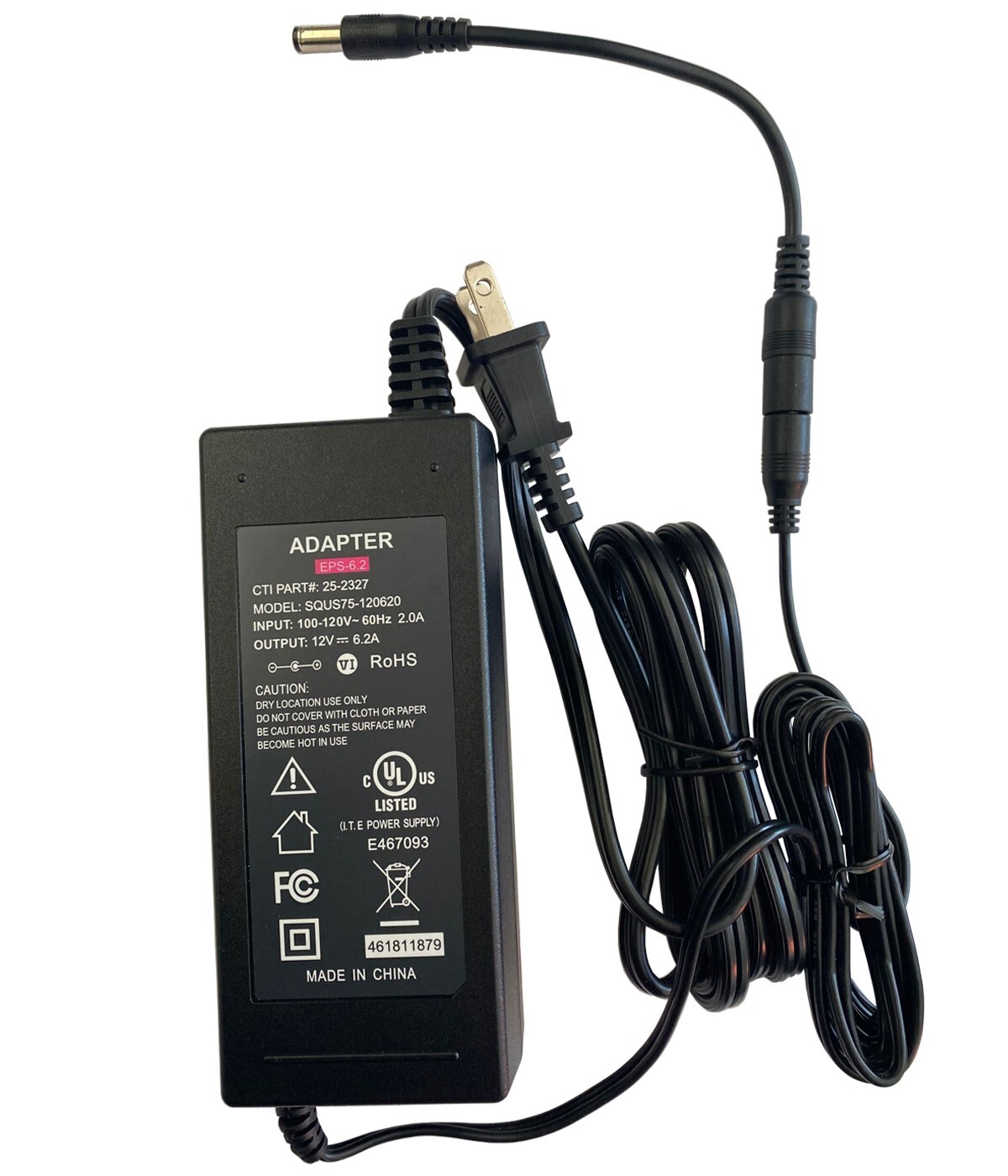 12V 6A AC Adapter For 3M PAR G5 G5F1 Wireless Drive Thru Headset Battery Charger