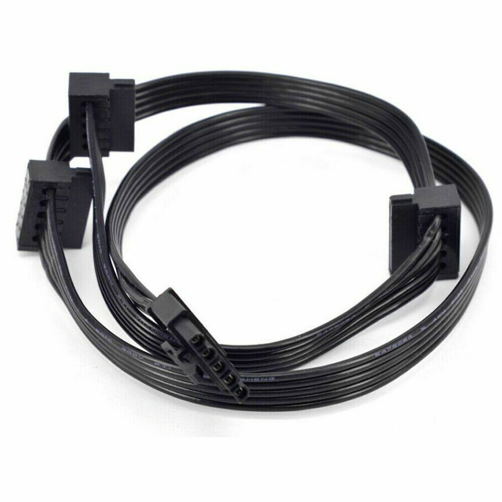 Hot 5Pin to 3 SATA Power Cable Cooler Master VSM750 VSM650 VSM550 Modular 70C
